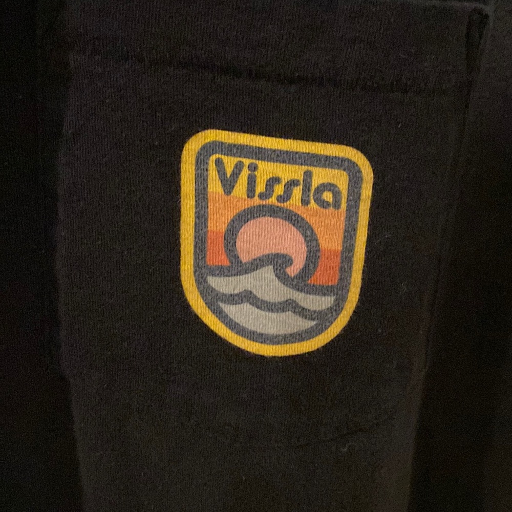 Vissla Black Pocket Tee